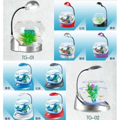 Bể Cá Mini dạng tròn Siêu Dễ Thương Jeneca TG-