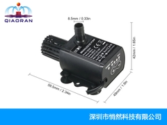 BƠM MINI 12V-10W (400L/H) ĐIỀU CHỈNH ĐƯỢC LƯU LƯỢNG - BƠM CHÌM KHÔNG CHỔI THAN (Hàng Công Ty)