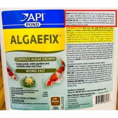 API Algaefix Pond - Công nghệ Hoá học chuyên Diệt Rêu Hại, Chùm Đen, Rêu Tóc, Tảo Nâu (HÀNG CTY)
