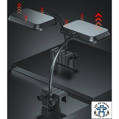 Đèn Led Kẹp RGB DEYAO CF-02 - Đèn Đỏ Cá Không Đỏ Nước Cho Bể Cá Cảnh, Bể Thủy Sinh (Hàng Công Ty)