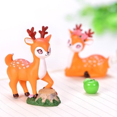 Tiểu Cảnh Nai Trang Trí Hồ Cá, Bể Cá, Chậu Cây, Tiểu Cảnh Terrarium [CON NAI] - Hàng Loại 1