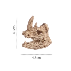 Tiểu Cảnh Đầu Lâu Cổ Đại, Khủng Long Trang Trí Hồ Cá, Chậu Cây, Tiểu Cảnh Terrarium (Hàng Công Ty)