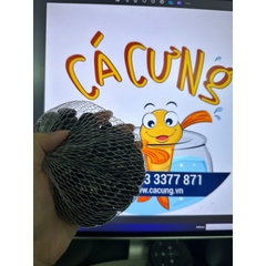 Sỏi Đen Bóng Trang Trí Bể Cá túi 320g (~70 viên)- Sỏi thuỷ tinh màu đen trang trí hồ cá (HÀNG CTY)