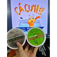 Combo Khoáng & Vitamin Super Protect & Vitamin C++ chuyên dụng cho cá koi (Hàng Công Ty)