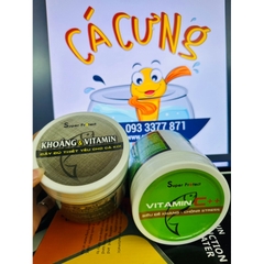 Combo Khoáng & Vitamin Super Protect & Vitamin C++ chuyên dụng cho cá koi (Hàng Công Ty)