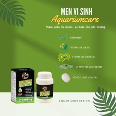 Vi Sinh Aquarium Care 4in1 (50ml) làm trong nước, khử mùi tanh, giảm độc tố,hỗ trợ đường ruột cho cá