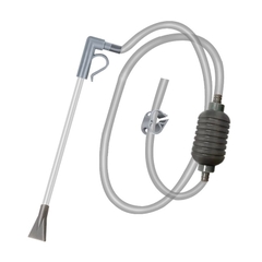 Bơm Tay XÁM 1.9m - Bơm Tay Mini Thay Nước Hồ Cá - Hút Cặn Đáy Bể Cá Cao Cấp (Hàng Công Ty)