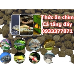 Thức Ăn Cá Chuột, Pleco, Cá Tầng Đáy Chuyên Dụng - Cám Hạt Chìm Cá Khoẻ, Háu Ăn (Hàng Công Ty)