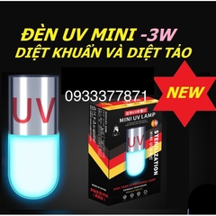 Đèn UV Mini diệt khuẩn và diệt tảo cao cấp - Đèn UV mini cho hồ cá cảnh thủy sinh (Hàng Công Ty)