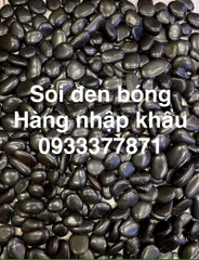 SỎI ĐEN BÓNG VIP - Sỏi trang trí hồ cá, sân vườn, chậu cây, đá nướng xúc xích (HÀNG NHẬP KHẨU)