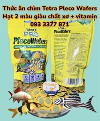 Tetra Pro PLECO WAFERS 2in1 | Thức ăn cao cấp cho cá Pleco & Cá Tầng Đáy giàu vitamin (Hàng Cty)