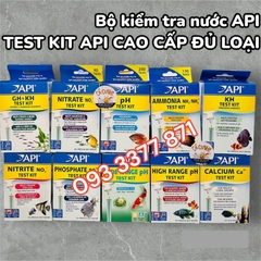 API Test Kit - Test NO2 / NO3 / NH3/NH4 / Test pH / Canxi | BỘ KIỂM TRA NƯỚC HỒ CÁ API (HÀNG CTY)