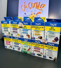 API Test Kit - Test NO2 / NO3 / NH3/NH4 / Test pH / Canxi | BỘ KIỂM TRA NƯỚC HỒ CÁ API (HÀNG CTY)