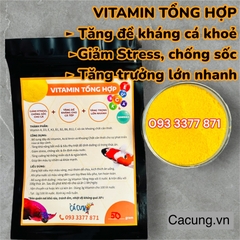 Vitamin Tổng Hợp cho cá cảnh - Tăng đề kháng, giảm stress, bổ sung các chất cần thiết (Hàng Cty)