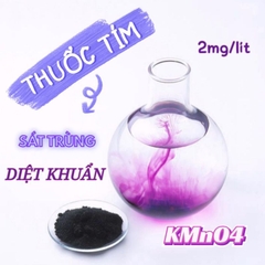 Thuốc Tím Tinh Khiết KMnO4 - Bột Tím khử trùng, tắm cá, sát khuẩn hồ cá cảnh (Hàng Công Ty)