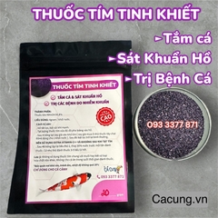 Thuốc Tím Tinh Khiết KMnO4 - Bột Tím khử trùng, tắm cá, sát khuẩn hồ cá cảnh (Hàng Công Ty)