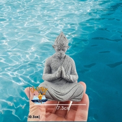 Tượng Tôn Ngộ Không Bằng Đá Sa Thạch Sắc Nét - Tề Thiên Đại Thánh Trang Trí Tiểu Cảnh Hồ Cá (Hàng Loại 1)
