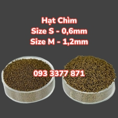 Thức ăn cá Mega Jumbo Cá Vàng | Cám Mega Jumbo Hạt Chìm chuyên vỗ béo cho Cá Vàng (Hàng Công Ty)