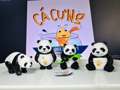 Gấu Trúc - Gấu Panda Trang Trí Hồ Cá, Bể Cá, Chậu Cây, Tiểu Cảnh Terrarium (Hàng Loại 1)