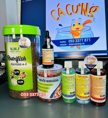 BỘ SẢN PHẨM NMF: EXTER ĐỎ - EXTER ZERO - FAST EXTER - TÍM TINH KHIẾT - NUTRIFISH - Go icon vitamin B12 cá cảnh (Hàng Công Ty)