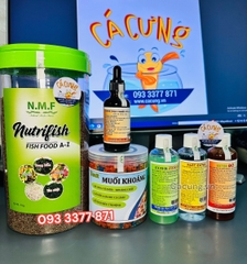 BỘ SẢN PHẨM NMF: EXTER ĐỎ - EXTER ZERO - FAST EXTER - TÍM TINH KHIẾT - NUTRIFISH - Go icon vitamin B12 cá cảnh (Hàng Công Ty)