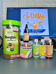 BỘ SẢN PHẨM NMF: EXTER ĐỎ - EXTER ZERO - FAST EXTER - TÍM TINH KHIẾT - NUTRIFISH - Go icon vitamin B12 cá cảnh (Hàng Công Ty)