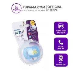 Núm ty giả ngậm Philips Avent trong suốt (0 - 6 - 18 tháng)