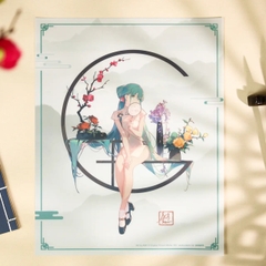 Lót chuột Hatsune Miku series Bất Phụ Thiều Hoa, hàng chính hãng BEMOE