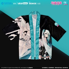 Áo haori Hatsune Miku series Dear Creators/Ngưng Tụ Vị Lai freesize mềm mại kỉ niệm sinh nhật lần thứ 16, hàng chính hãng BEMOE