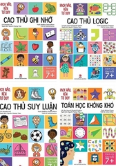 Combo 4 quyển Hack não Rèn Tư Duy - Cao Thủ Suy Luận - Cao Thủ Logic - Toán Học Không Khó - Cao Thủ Ghi Nhớ