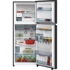 [New] Tủ Lạnh Hitachi 2 Cánh Ngăn Đông Trên 374 lít HRTN6408SAGMGVN màu xám thủy tinh, đá tự động giá tốt