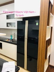 Tủ lạnh Hitachi 4 cánh 509 lít inverter R-FW650PGV8 (GBK) giá rẻ