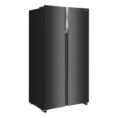 Tủ lạnh Hitachi SBS 2 cánh 532 lít HRSN9563DDXVN model mới, màu đen inox, giá tốt