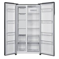 Tủ lạnh Hitachi SBS 2 cánh 532 lít HRSN9563DDXVN model mới, màu đen inox, giá tốt