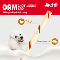 Que xoắn Thịt gà & Sữa