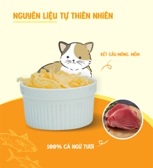 Cá ngừ sấy cho mèo