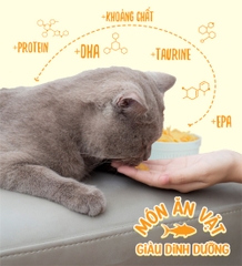 Cá ngừ sấy cho mèo