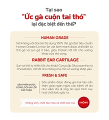 Ức gà cuộn tai thỏ