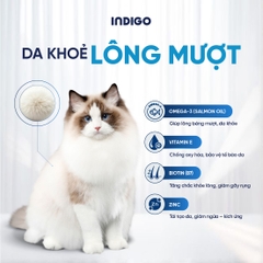 Thức ăn dinh dưỡng chức năng cho mèo kiểm soát búi lông và tăng cường sức khỏe tiêu hóa