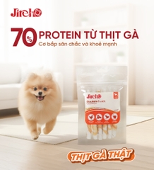 Thanh da bò xoắn quấn gà