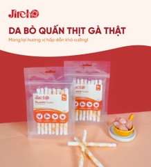 Thanh da bò xoắn quấn gà