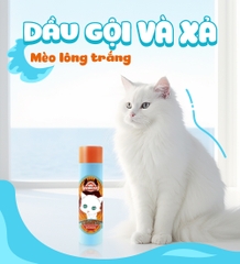 Dầu gội và xả mèo lông trắng Lee&Webster