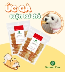 Ức gà cuộn tai thỏ