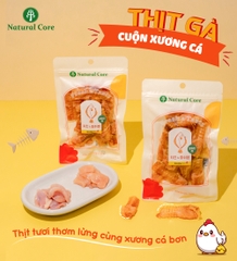 Thịt cuộn xương cá