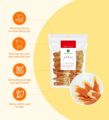 Ức gà cuộn tai thỏ