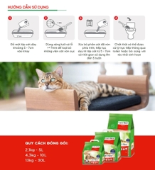 Cát vệ sinh hữu cơ vón cục khử mùi và vi trùng Cat's Best Original