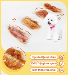 Thịt gà cuộn sụn vịt