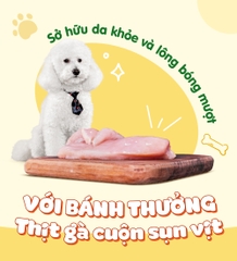 Thịt gà cuộn sụn vịt