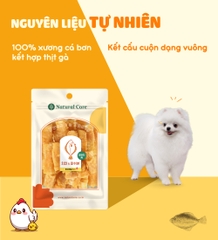 Thịt cuộn xương cá