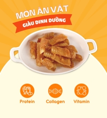 Thịt cuộn xương cá